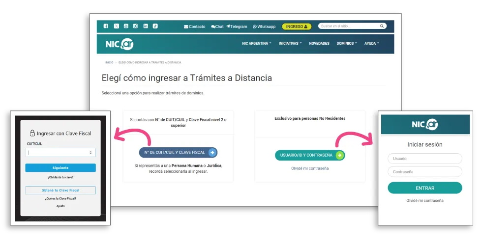 Paso 2: Elegir persona representada